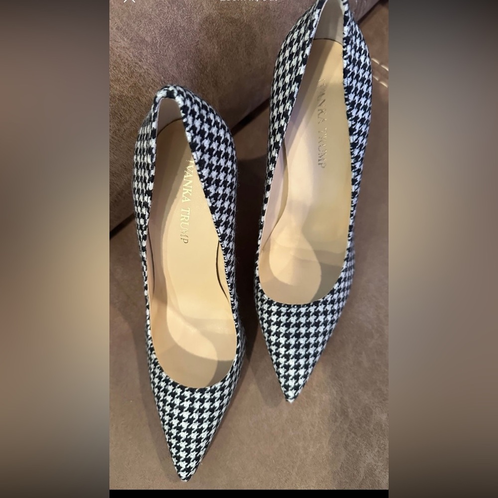 Ivanka Trump Houndstooth Heels - Picture 2 of 6